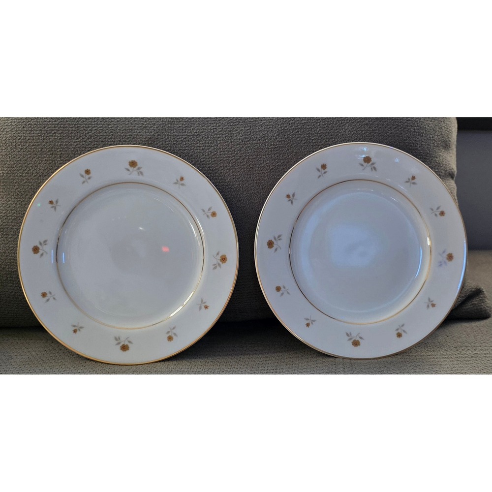 Mikasa Fine China Distinction 8181 Jyoto Japan Bread Butter Plates Set of 2